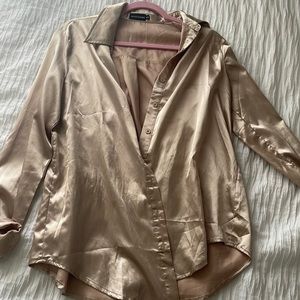 Pretty little thing golden blouse